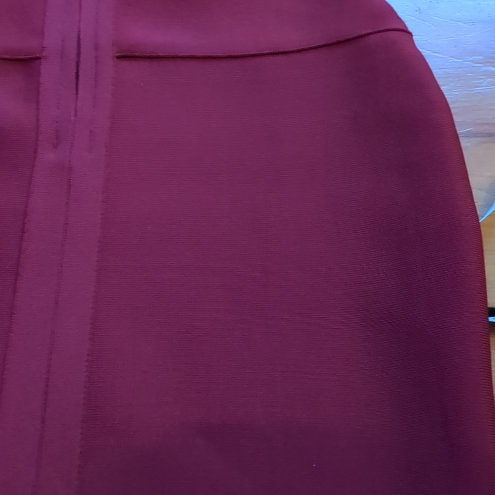 Maroon Bandage Dress Sz M - Picture 9 of 9